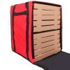Red 10-Pie Heated Pizza Bags