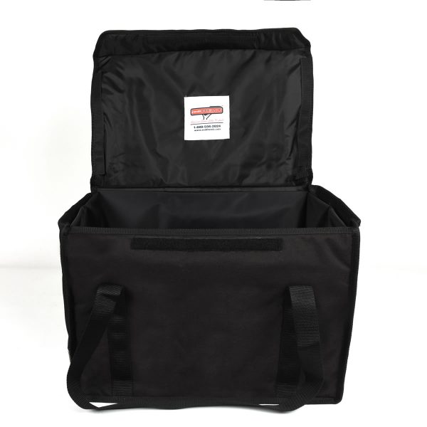 RediHeat Hot Bags - Black Heated Bag With Cover Up on Food Delivery Bag