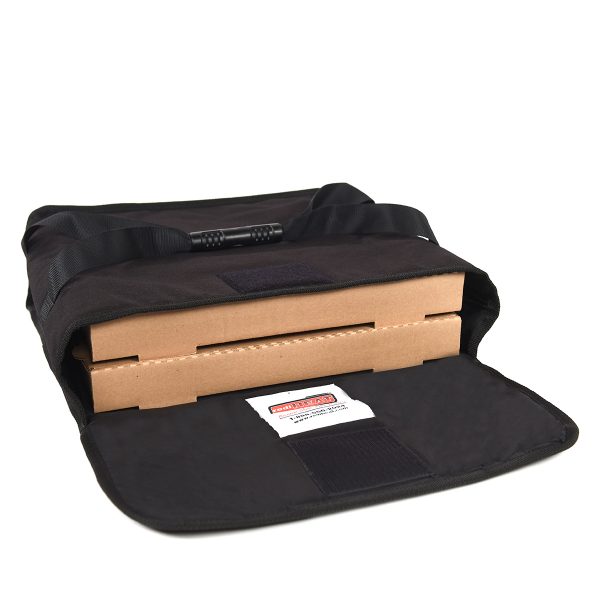 20" Black Food Delivery Heat Bags/Pizza Heat Bag