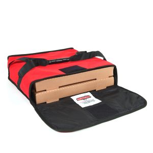 2 Pie Pizza Bag - Red Heated Food Bag 2Pie Food Warming Bag
