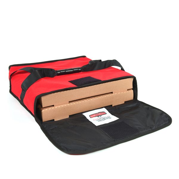 2 Pie Pizza Bags for Sale - Red Heated Food Bag 2Pie Food Warming Bag