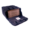 Black Large Insulated Pizza Delivery Bags - 5 Pie Insulated Pizza Carrier