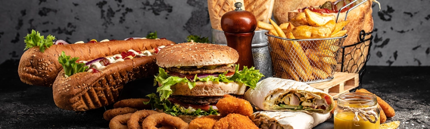Hot Food on Table From Insulated Bags for Food Delivery