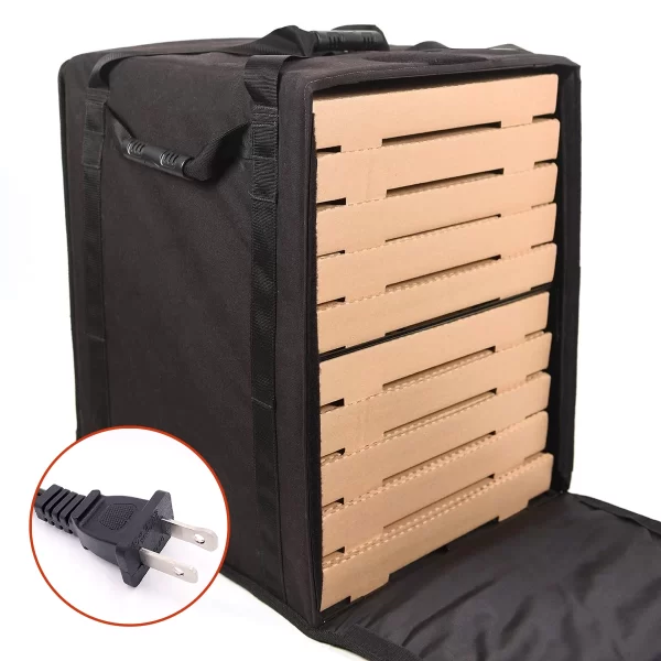 HEATED 10 Pie Bag Black