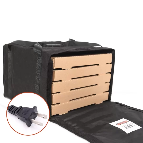 HEATED 5 Pie Bag 16 Inch Black