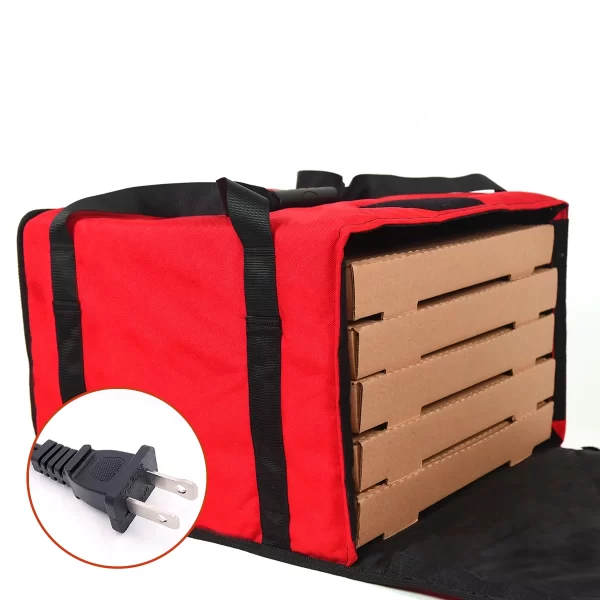 HEATED 5 Pie Bag 16 Inch Red